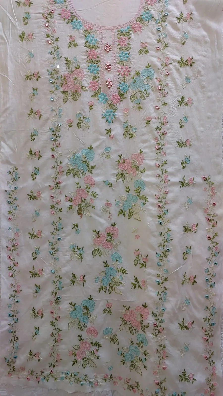 Lawn UnStitched Shirt Length 48